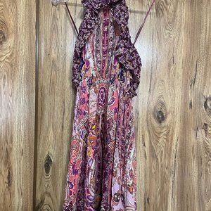 Miami Festival Maxi Halter Dress